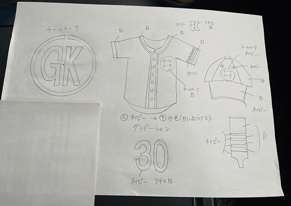 手書きラフ
